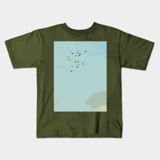 Birds in flight Kids T-Shirt